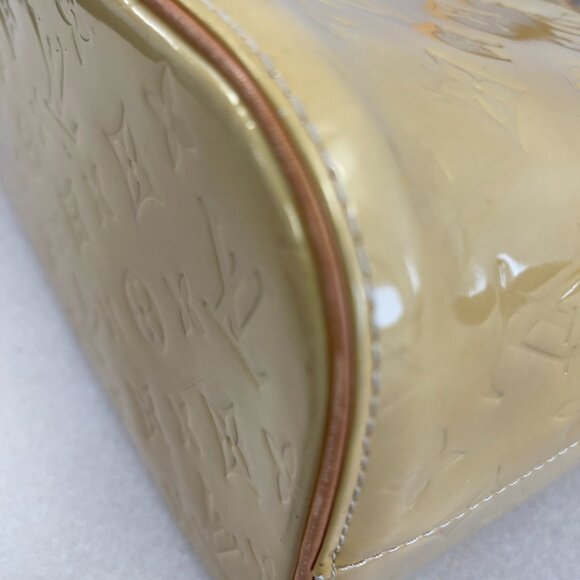 Louis Vuitton Vintage Houston Yellow Monogram Vernis Leather Tote - Preowned - Picture 7 of 16